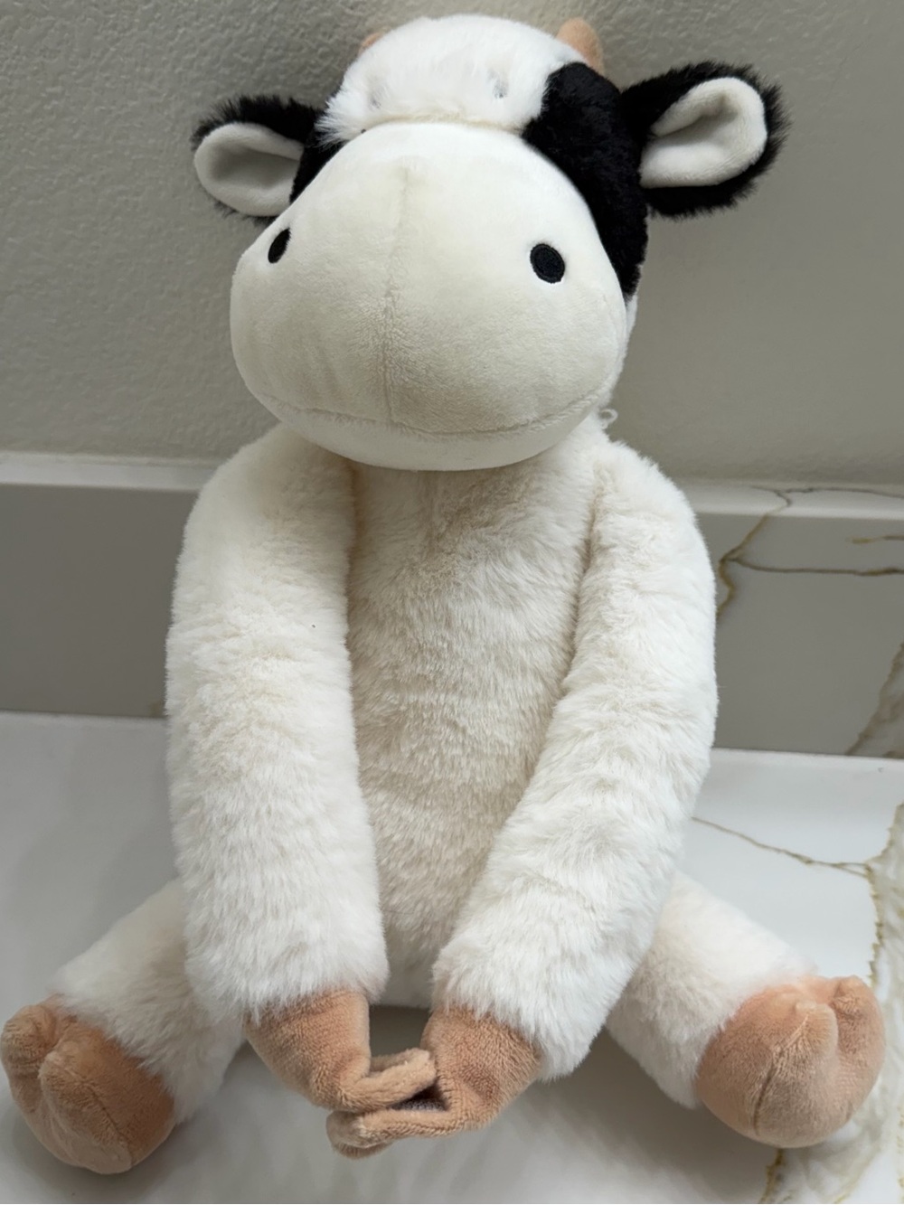 Weighted Plush Cow Stuffed Animal